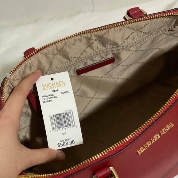 MICHAEL KORS LARGE CIARA SATCHEL - Picture 5 of 6